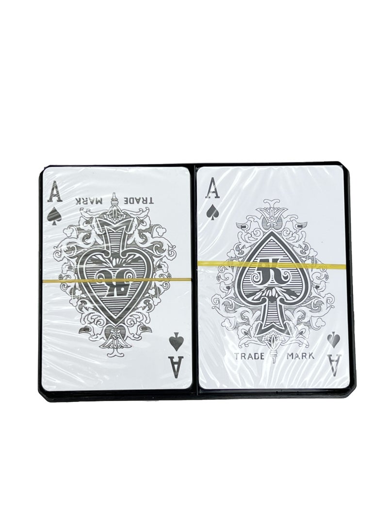 Royal King Royal PG005-4 Non- Toxic Washable, All Plastic Playing Cards - Twin Pack - Image 3